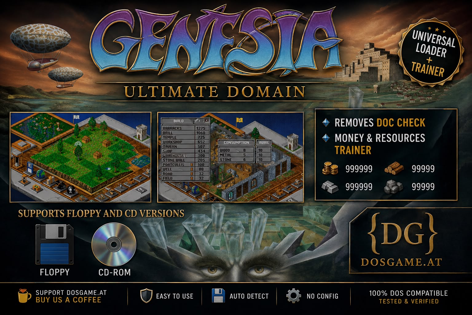 DOSGAME.AT loader / trainer