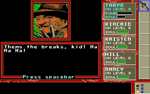 Spielszene 1 aus A Nightmare on Elm Street (Westwood)