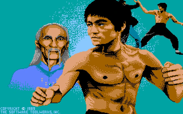 Spielszene 1 aus Bruce Lee Lives v1.02 (Software Toolworks)