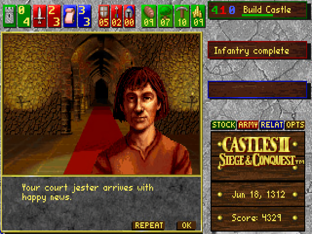 Gameplay scene 4 from CASTLES II: SIEGE & CONQUEST