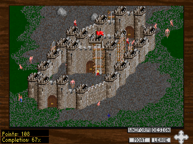 Gameplay scene 1 from CASTLES II: SIEGE & CONQUEST (Interplay)
