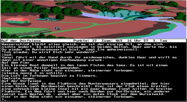 Spielszene 1 aus Das Stundenglas (Software 2000 / Weltenschmiede)