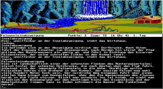 Spielszene 2 aus Das Stundenglas (Software 2000 / Weltenschmiede)