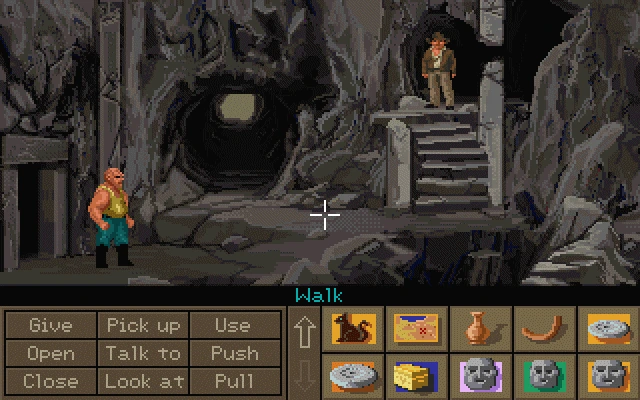 Spielszene 1 aus Indiana Jones and the Fate of Atlantis (Lucas Arts)