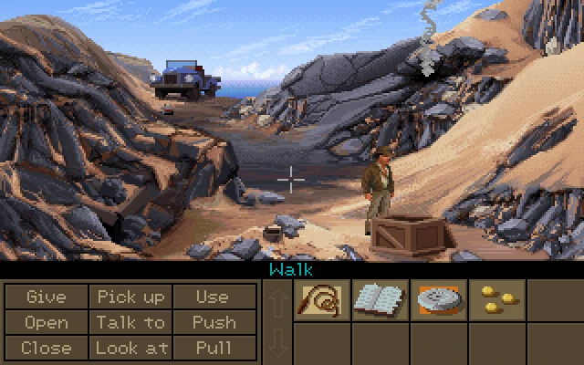 Spielszene 5 aus Indiana Jones and the Fate of Atlantis (Lucas Arts)