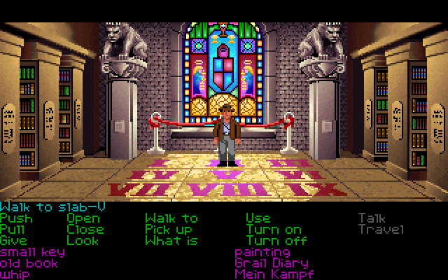 Gameplay scene 3 from Indiana Jones and the Last Crusade EGA