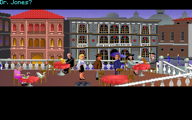 Gameplay scene 2 from Indiana Jones and the Last Crusade EGA