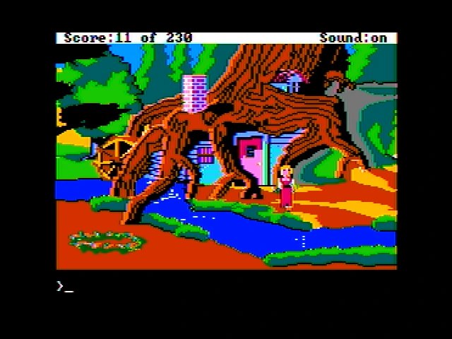 Gameplay scene 2 from Kings Quest IV - The Perils of Rosella AGI (Sierra)