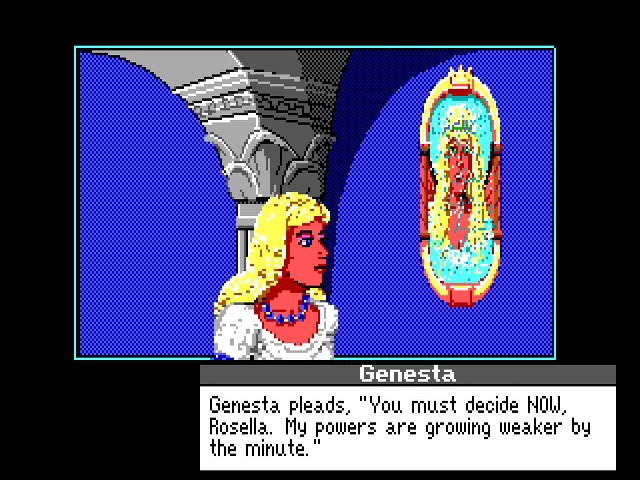 Gameplay scene 4 from Kings Quest IV - The Perils of Rosella AGI (Sierra)