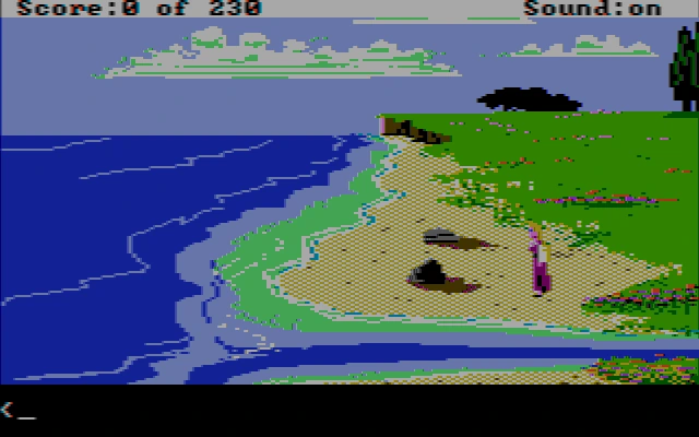 Gameplay scene 5 from Kings Quest IV - The Perils of Rosella AGI (Sierra)
