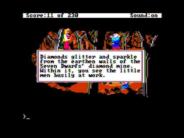 Gameplay scene 3 from Kings Quest IV - The Perils of Rosella SCI (Sierra)