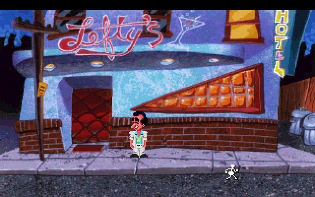 Gameplay scene 2 from Leisure Suit Larry I - In the Land of the Lounge Lizards VGA (Sierra)