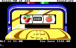Gameplay scene 4 from Leisure Suit Larry I - In the Land of the Lounge Lizards AGI/EGA (SIERRA)