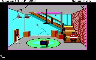Gameplay scene 5 from Leisure Suit Larry I - In the Land of the Lounge Lizards AGI/EGA (SIERRA)