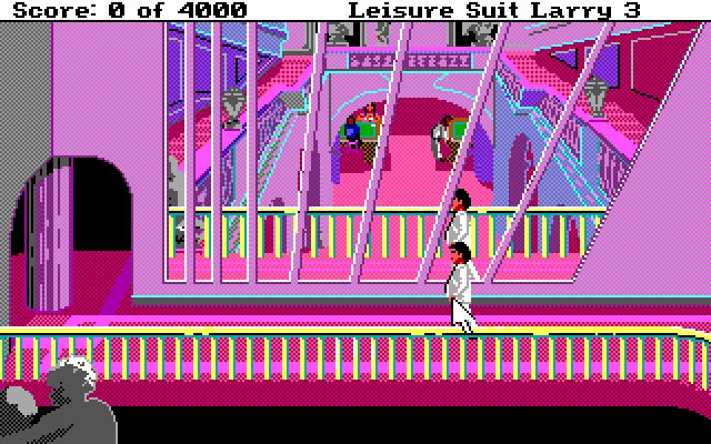 Spielszene 3 aus Leisure Suit Larry III: Passionate Patti in Pursuit of the Pulsating Pectorals (Sierra)