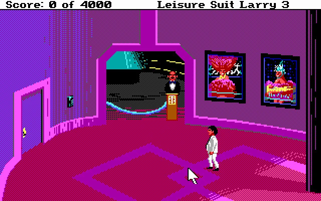 Spielszene 4 aus Leisure Suit Larry III: Passionate Patti in Pursuit of the Pulsating Pectorals (Sierra)