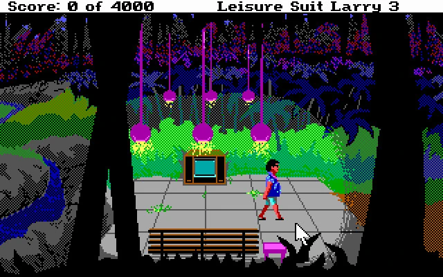 Spielszene 5 aus Leisure Suit Larry III: Passionate Patti in Pursuit of the Pulsating Pectorals (Sierra)