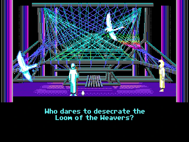 Gameplay scene 1 from Loom (Lucas Arts)