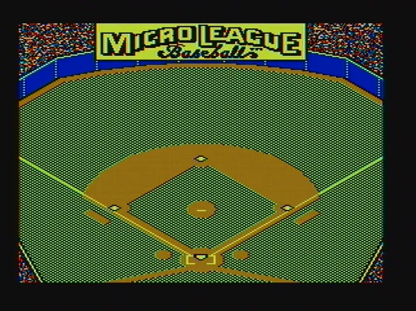 Title screen with playing field