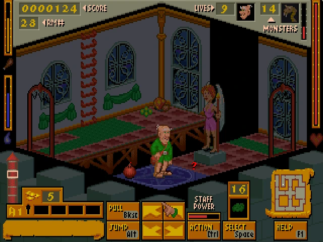 Spielszene 1 aus Mystic Towers (Apogee)