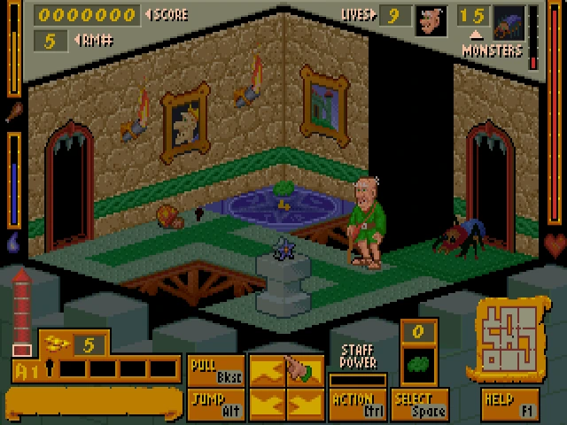Spielszene 2 aus Mystic Towers (Apogee)