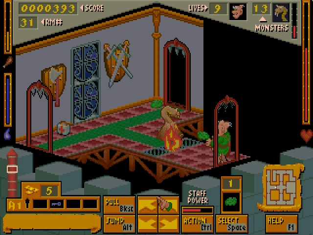 Spielszene 3 aus Mystic Towers (Apogee)