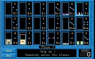 Gameplay scene 5 from NYET III - Revenge Of The Mutant Stones (Proline Software)
