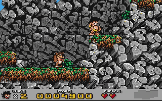 Gameplay scene 3 from Prehistorik 2 (Titus)