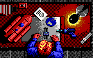 Gameplay scene 2 from Rocket Ranger (Cinemaware)