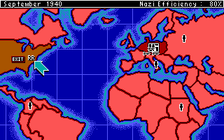 Gameplay scene 3 from Rocket Ranger (Cinemaware)