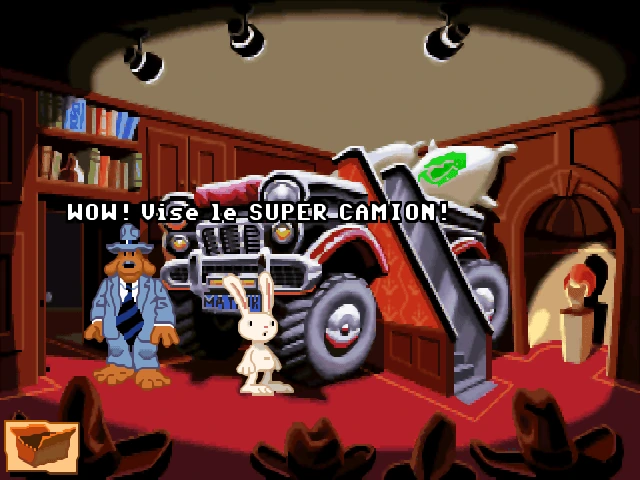 Spielszene 2 aus Sam&Max - Hit The Road (Lucas Arts)