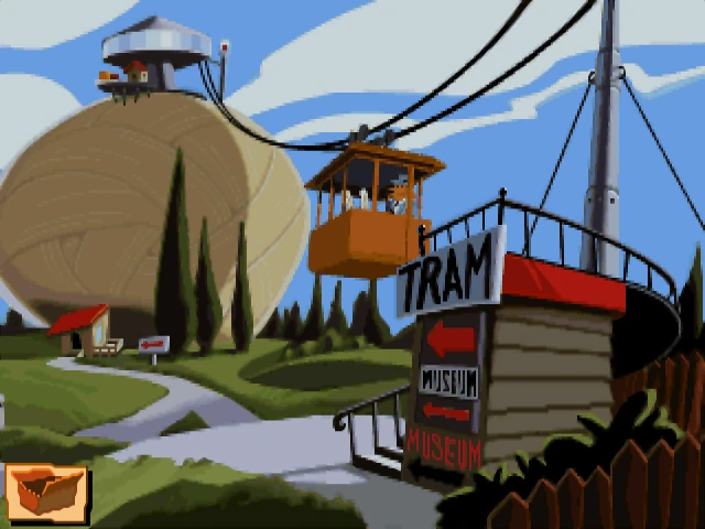 Spielszene 5 aus Sam&Max - Hit The Road (Lucas Arts)