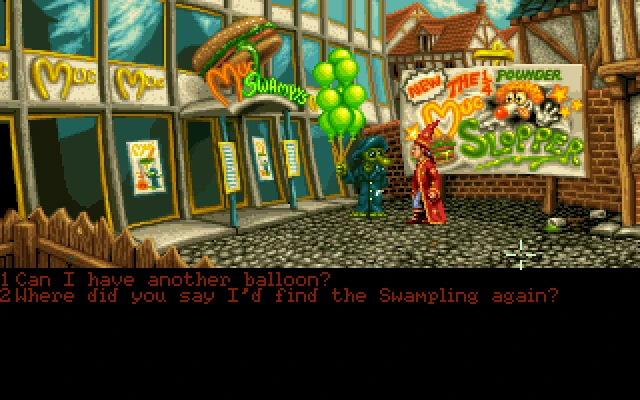 Gameplay scene 5 from Simon The Sorcerer 2 (Adventure Soft)