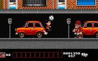 Gameplay scene 3 from Soccer Kid (Krisalis)