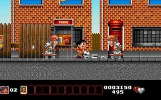 Gameplay scene 5 from Soccer Kid (Krisalis)