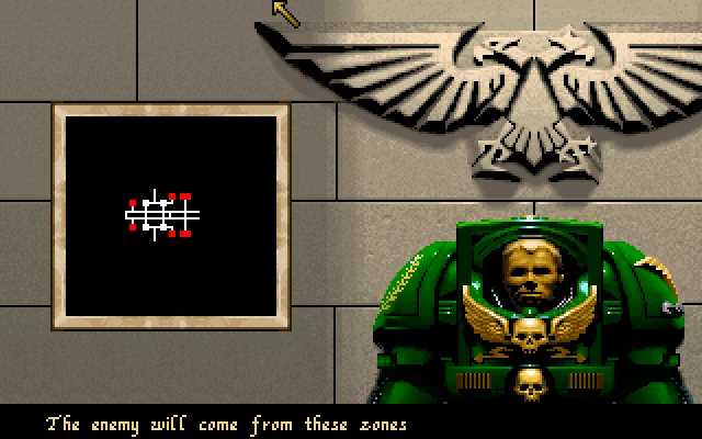 Gameplay scene 4 from Space Hulk (Electronic Arts)