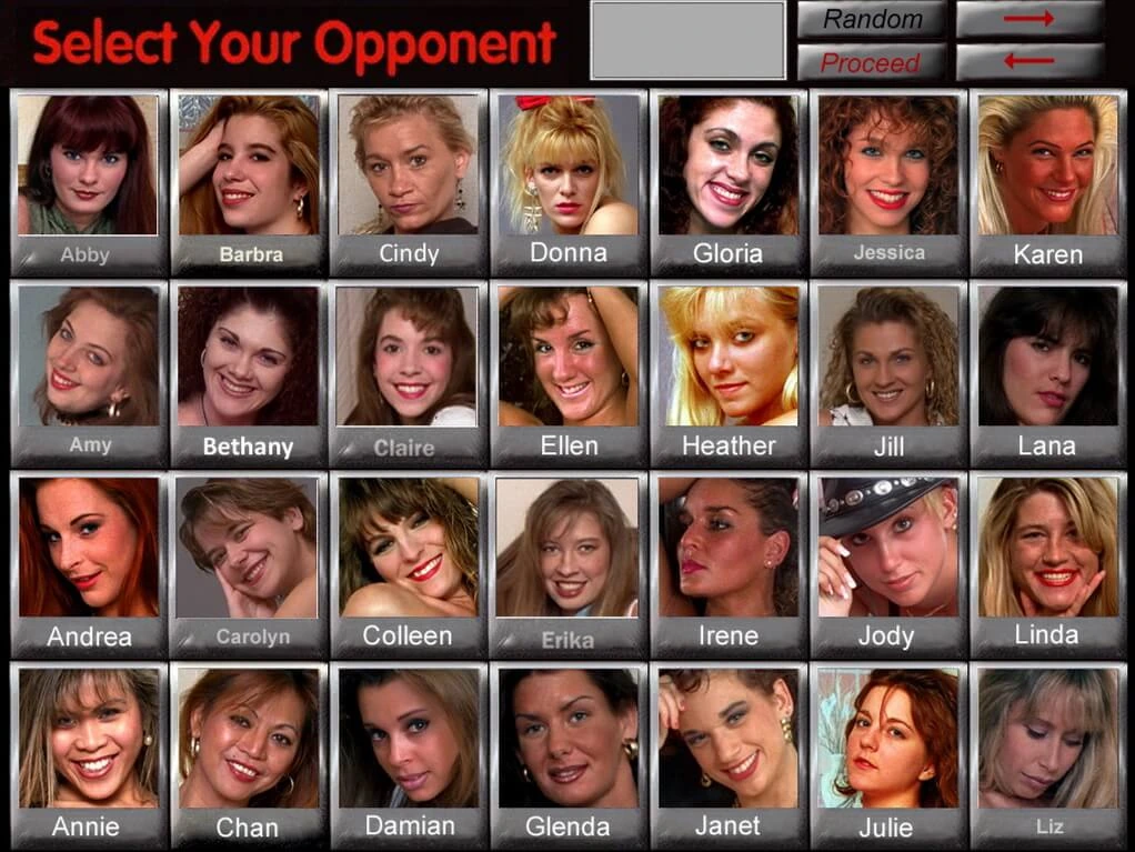 Spielszene 2 aus Strip Poker Professional Volume I (Artworx) - Team Unlocker by DOSGAME.AT