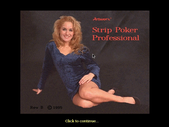 Spielszene 3 aus Strip Poker Professional Volume I (Artworx) - Team Unlocker by DOSGAME.AT