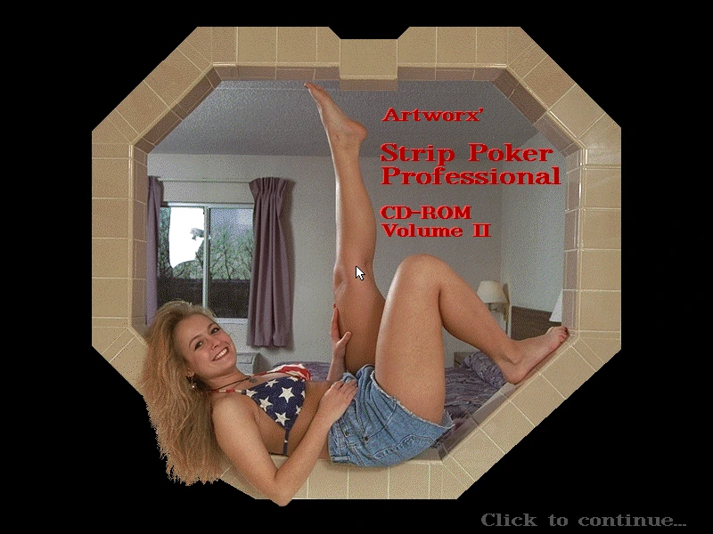 Spielszene 1 aus Strip Poker Professional Volume II (Artworx) - Team Unlocker by DOSGAME.AT