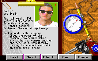 Spielszene 3 aus Stunts / 4D Sports Driving (Broderbund / Mindscape)