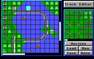 Spielszene 4 aus Stunts / 4D Sports Driving (Broderbund / Mindscape)