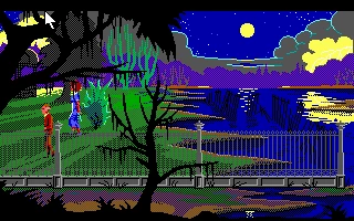 Spielszene 1 aus The Colonels Bequest (Sierra)
