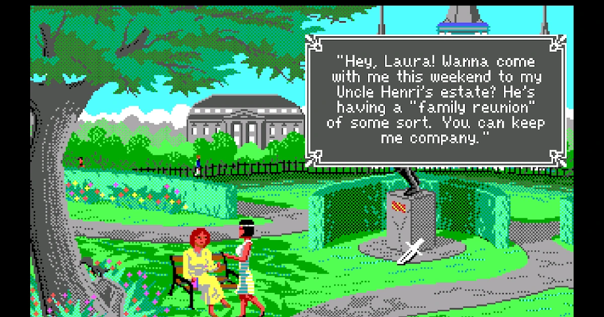 Spielszene 4 aus The Colonels Bequest (Sierra)