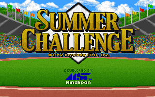 Summer Challenge: title screen