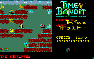 Spielszene 1 aus Time Bandit (Microdeal)