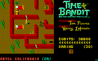 Spielszene 3 aus Time Bandit (Microdeal)